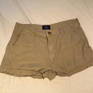 American Eagle Soft Khaki Short Shorts